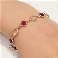Bracciale Vidali Gioielli Donna in Argento Cristallo BRAR-78-34 - BRAR-78-34